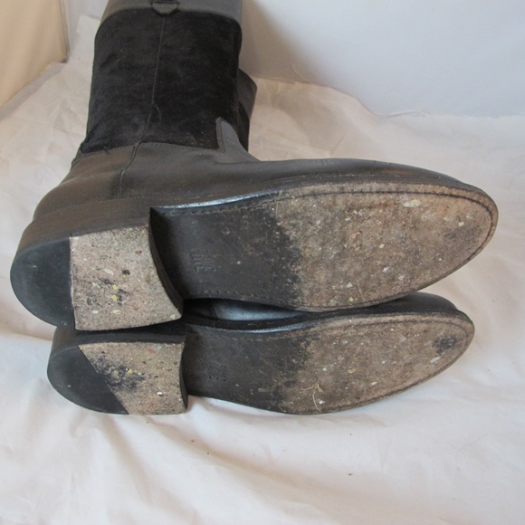 FRYE Leather Suede Knee High Tall riding boots 8.5 - Picture 6 of 8
